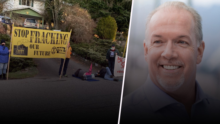 Extinction Rebellion radicals tried to “arrest” BC Premier, blockade his home