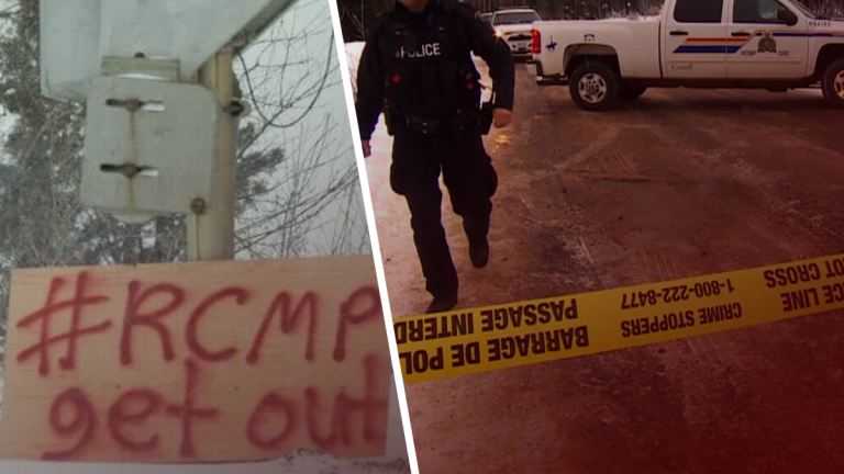 EXCLUSIVE: RCMP officers feel “sold out” by order to leave LNG pipeline protest site
