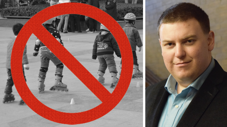 When Rollerblading is Illegal