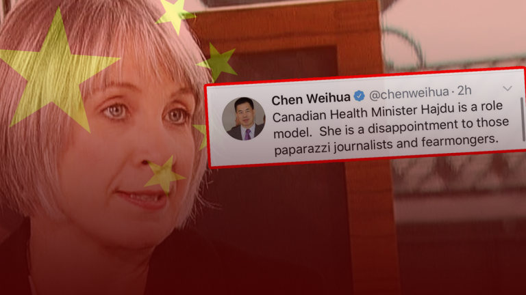 Chinese state media chief calls Hajdu a “role model” for defending China’s coronavirus data