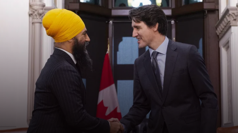 Jagmeet Singh and NDP agree to prop up Trudeau’s Liberals until 2025