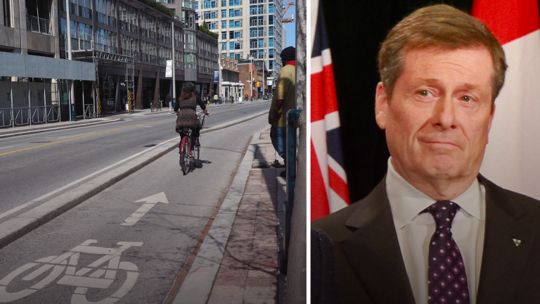 Toronto considering $6.5 million bike lane while threatening to cut services