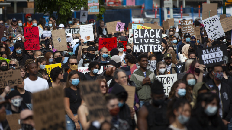 Anti-racism protests didn’t result in a coronavirus spike, research shows
