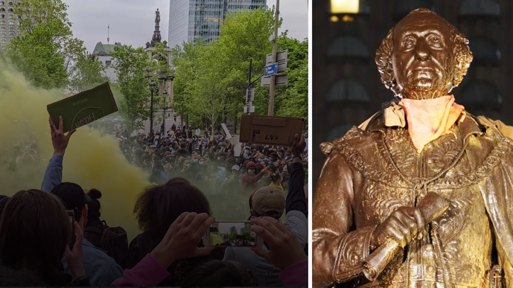 Activists rally to have “racist” Canadian statues removed, streets