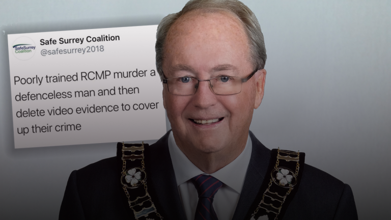 Mayor of Surrey apologizes after Safe Surrey Coalition accuses RCMP of murder