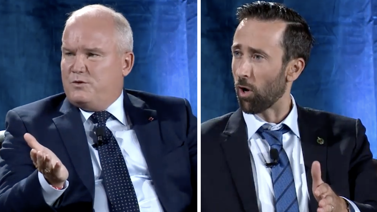 O’Toole, Sloan commit to supporting free speech at IPG Fireside Chat