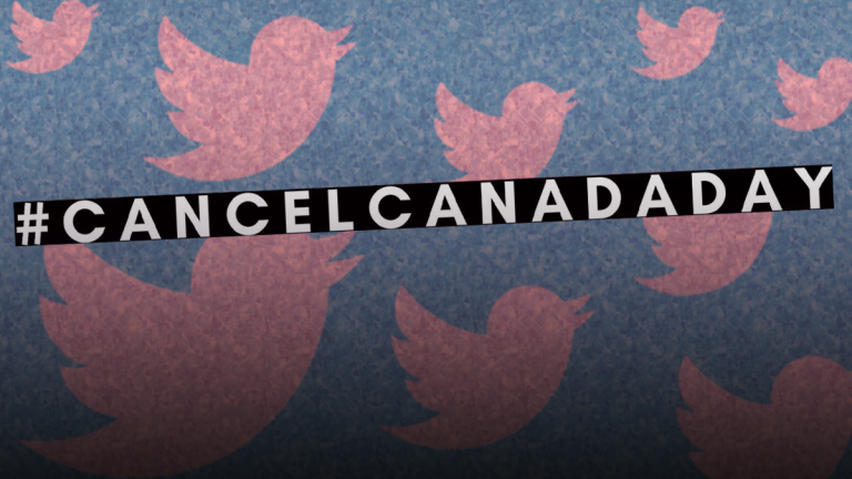 #CancelCanadaDay hashtag linked to suspicious bot-like activity
