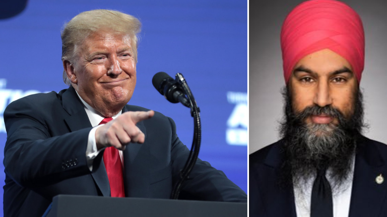 Singh claims Trump has done more to address systemic racism than Trudeau