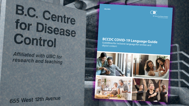 BC’s Centre for Disease Control releases “inclusive” coronavirus language guide