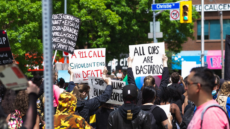 Calgary BLM head charged with hate crime