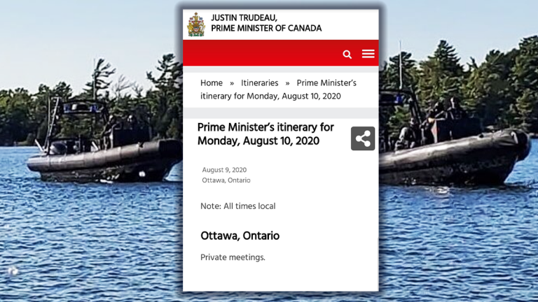 Trudeau’s itinerary quietly changed after sightings in Ontario cottage country