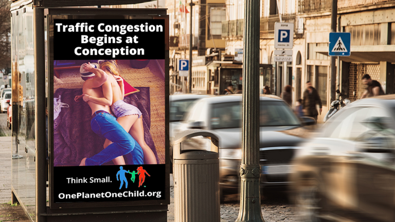 Vancouver billboards advocate for “childfree” life to reduce carbon footprint