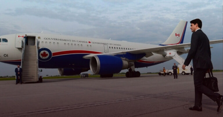 Canadian military considers blocking live tracking of Trudeau’s flights