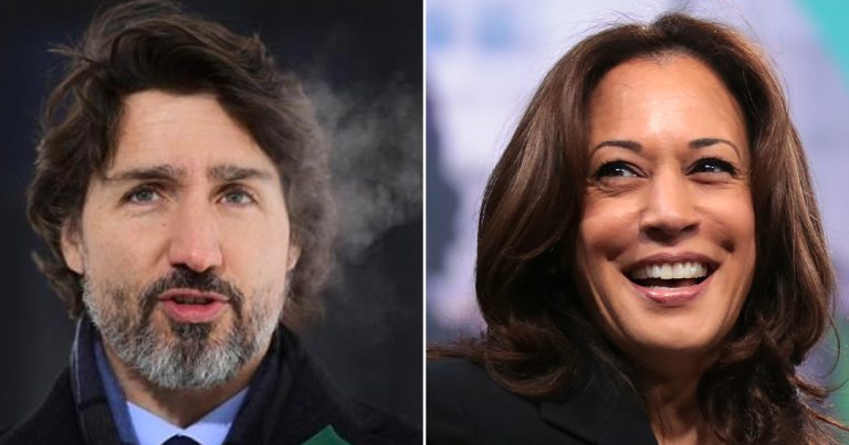 Justin Trudeau and Kamala Harris discussed “diversity”, “online hate” – no mention of Keystone