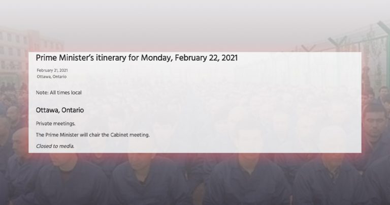 PM Trudeau expected to miss vote on defining treatment of Uyghurs as genocide