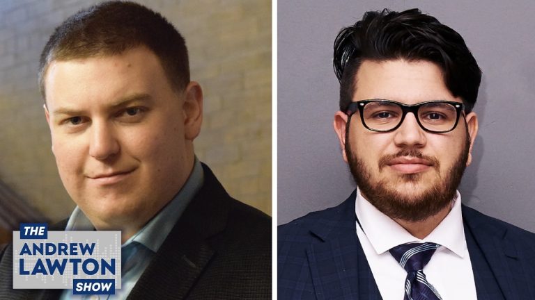 Podcaster cancelled for flashing an “OK” sign fights back