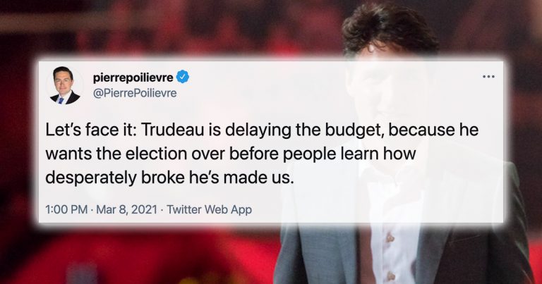 Poilievre says Trudeau is delaying the budget for political reasons