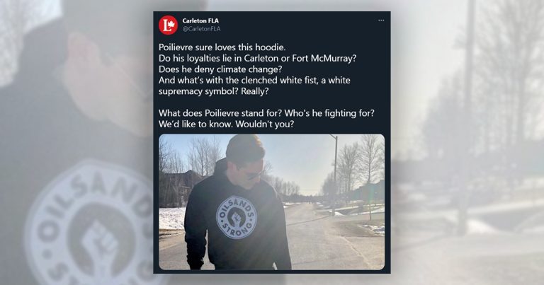 Poilievre demands apology after pro-energy group slandered as white supremacists