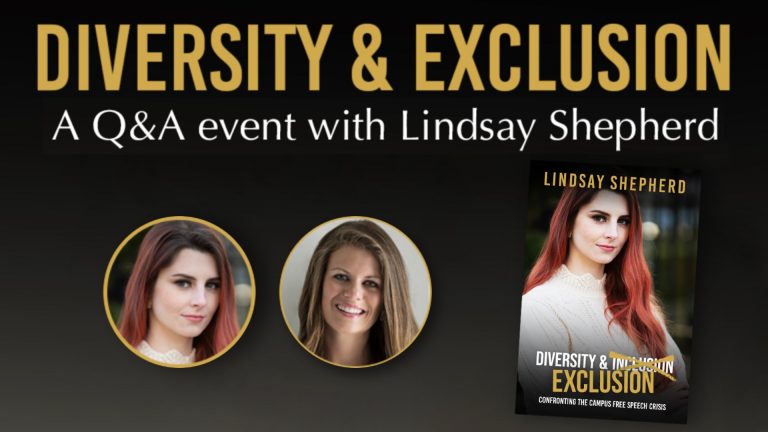 Diversity and Exclusion: An Exclusive Q&A with Lindsay Shepherd