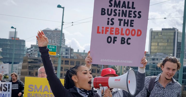 DOUKLIAS: Marching to save small businesses in BC