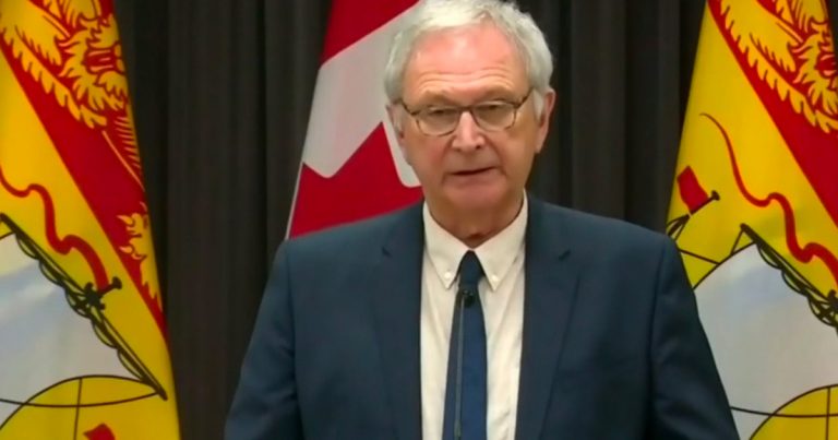 New Brunswick premier says parents have right to know if kids change genders