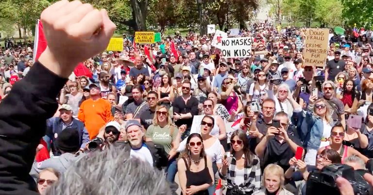 Are anti-lockdown protesters “far-right extremists?”