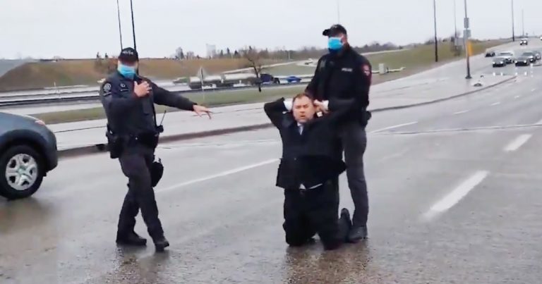 Calgary Police arrest Pastor Artur Pawlowski following church service
