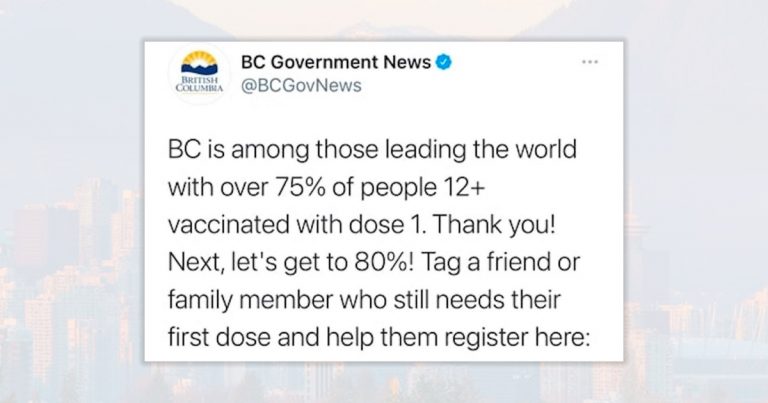 BC apologizes for encouraging Canadians to identify unvaccinated family members