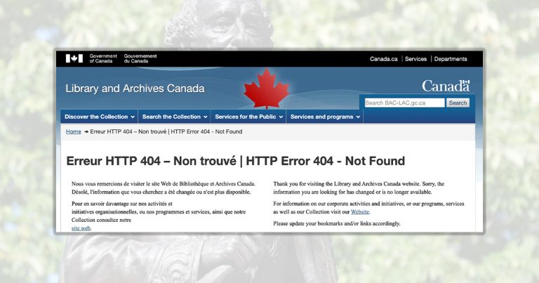 Government deletes John A Macdonald biography following Toronto Star article