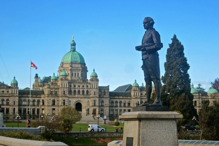 Victoria Police search for suspects who toppled statue of Captain James Cook