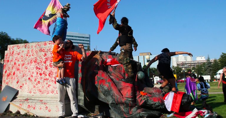 The activists don’t just hate statues. They hate Canada.