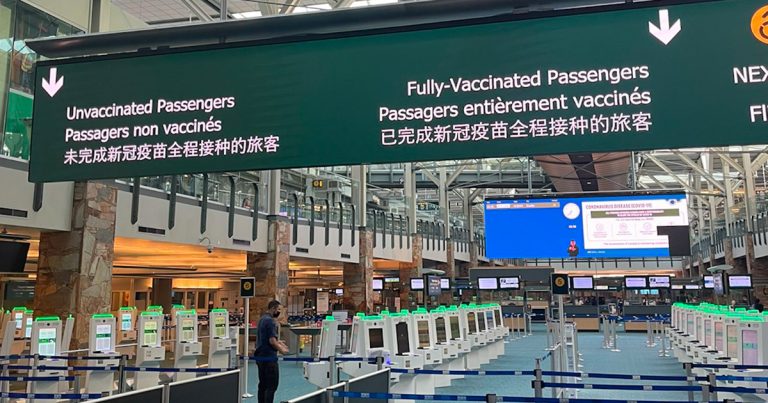 Vancouver Airport reverses decision to separate vaccinated and unvaccinated travellers