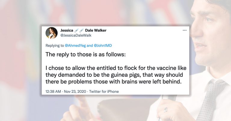 Liberal candidate called early vaccine-takers “guinea pigs” and “entitled”