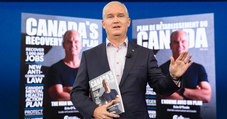 Conservatives vote to remove Erin O’Toole as leader