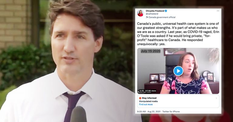 “We posted the entire interview in its entirety,” Trudeau defends manipulated video