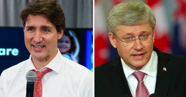 Trudeau takes second shot at Harper in less than a week during Quebec campaign stop