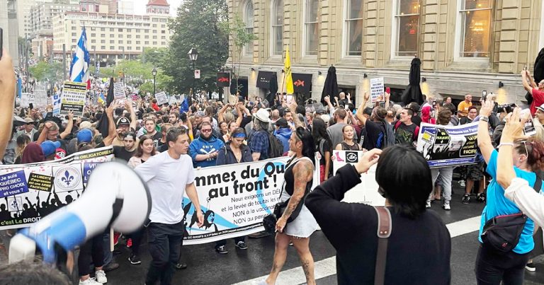 Thousands protest vaccine passports in Montreal