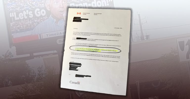 The “Let’s go Brandon” meme comes to Canada