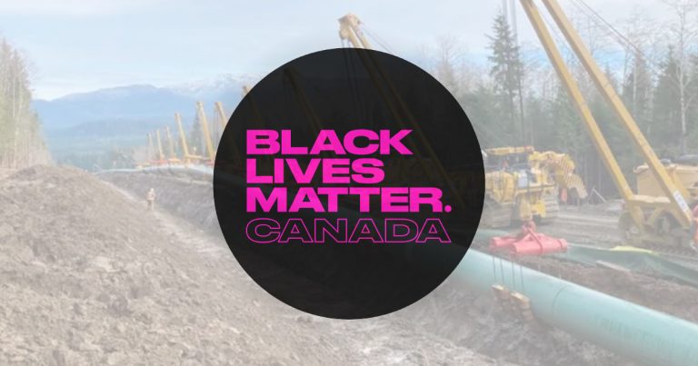 Black Lives Matter Canada supports illegal Coastal GasLink protests