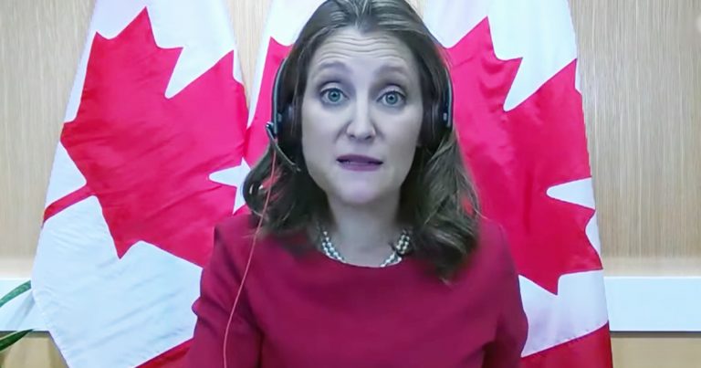 Freeland billed taxpayers for private car instead of taking train during climate summit