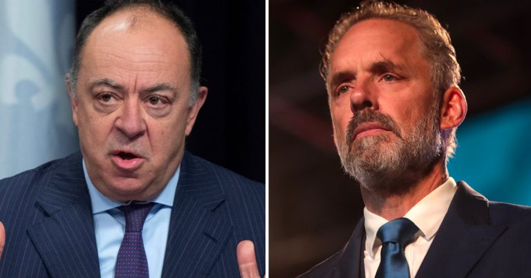 Dr. Jordan Peterson calls Quebec minister “scumrat” for announcing three-dose vaccine passports