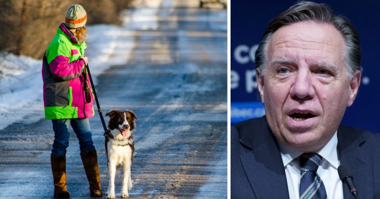 Quebec backpedals, allows dog-walking outside during curfew