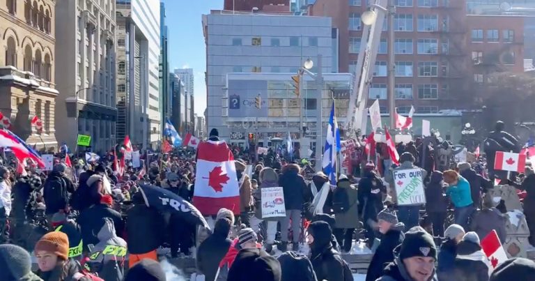 Recap of Day 7 of the Truckers for Freedom Convoy across Canada