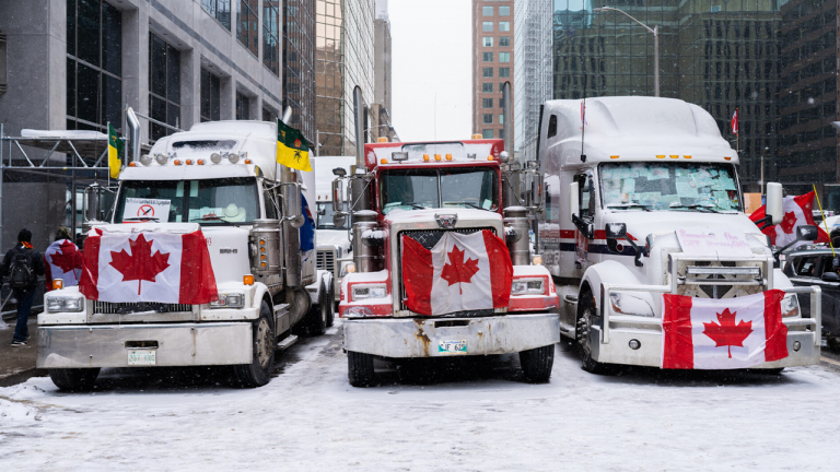 Trudeau calls for civility after calling truckers racists