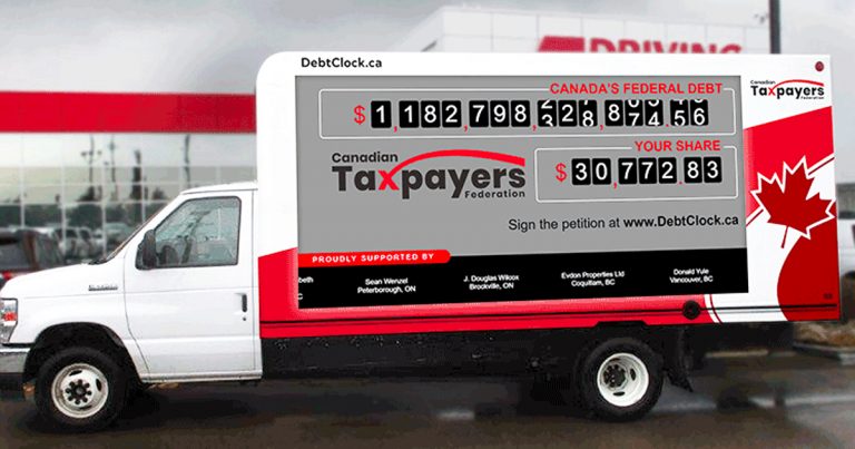 Taxpayer group debuts new debt clock after old one runs out of digits