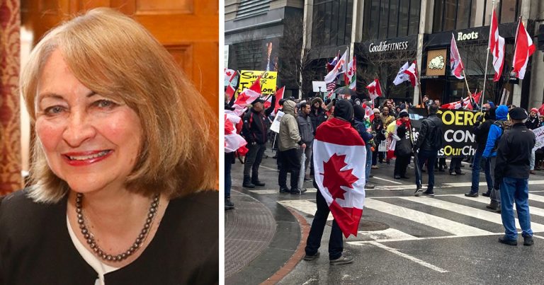 Senator gripes about protests against Chinese communism, Trudeau