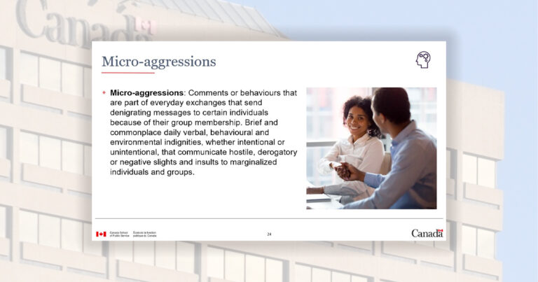 Government training employees to erase “racism in their minds”