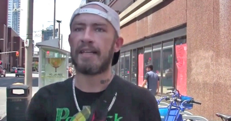 Female pro-life activist films violent attack by man while peacefully protesting