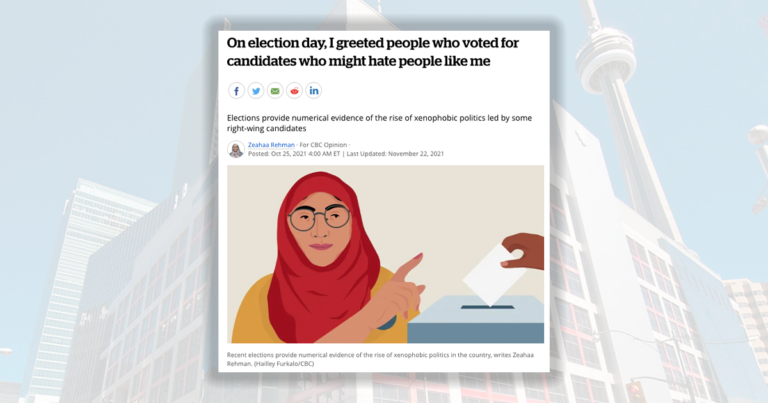 CBC blasted for depicting white voters and Conservative voters as hateful