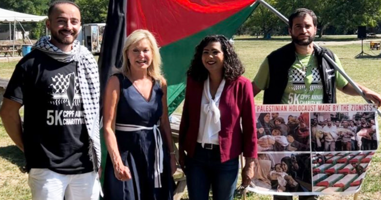 Liberal MP blasted for posing with anti-Semitic banner in Mississauga